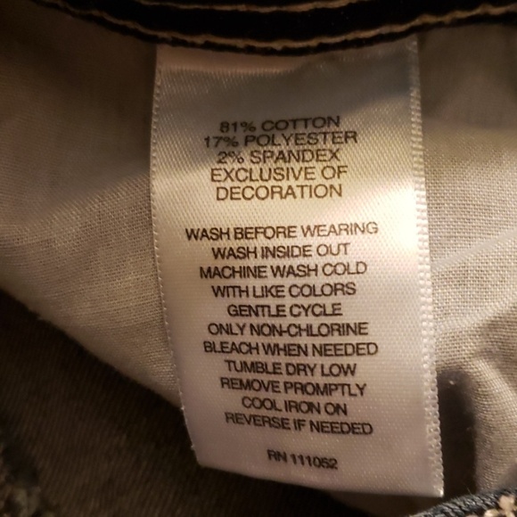 Wishful Park 8 Jeans Skinny Stretch Adjustable EUC - Picture 4 of 8